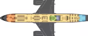 Boeing 787-8 - kabin düzeni ve özellikleri