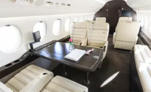 Falcon 7X, OE-LRR — салон