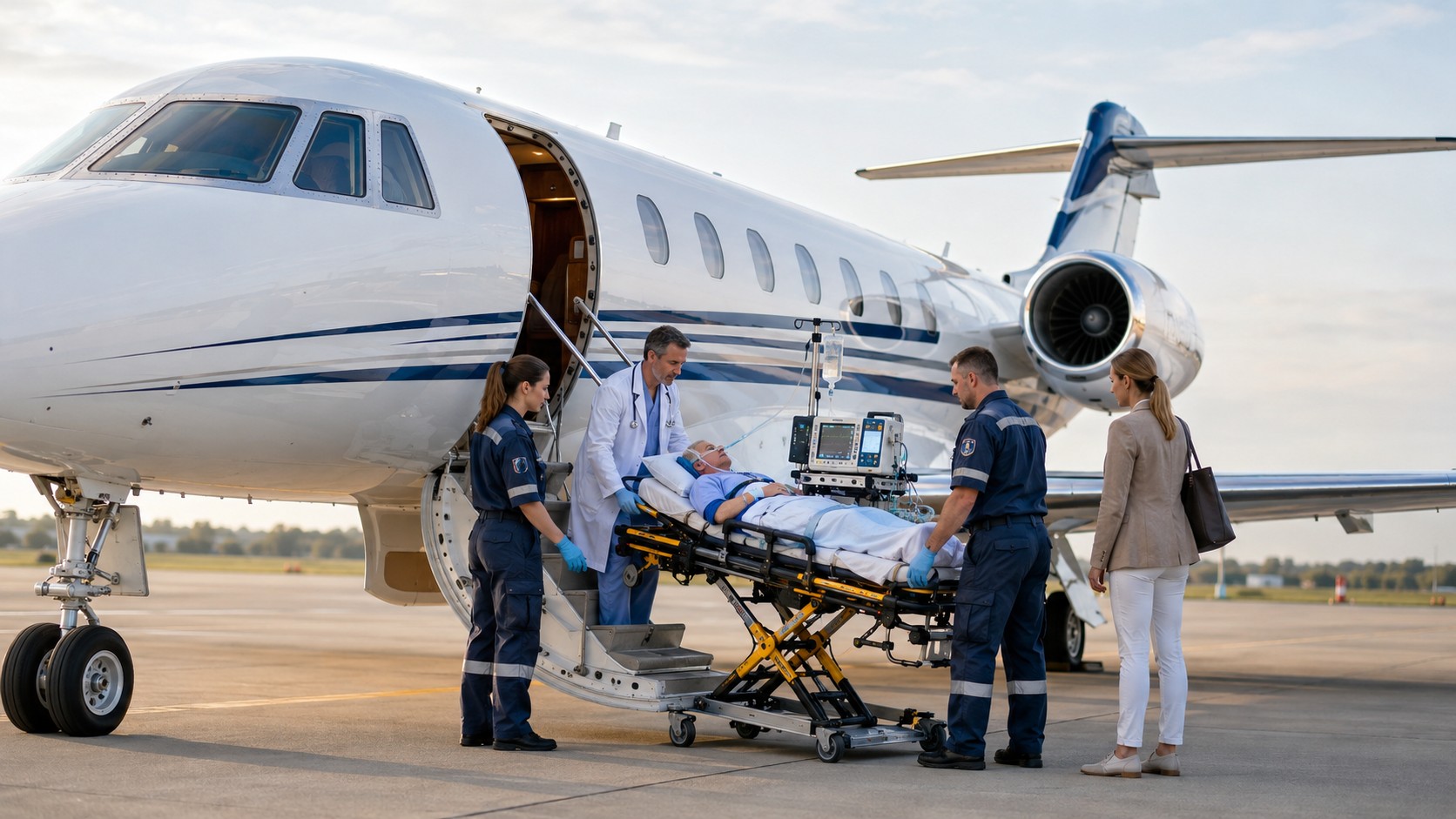 Air ambulance: How to organize a medical flight
