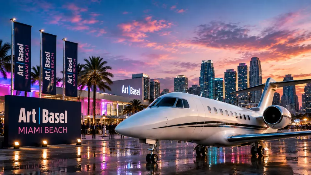 Art Basel Miami на частном самолёте: аэропорты и перевозка искусства