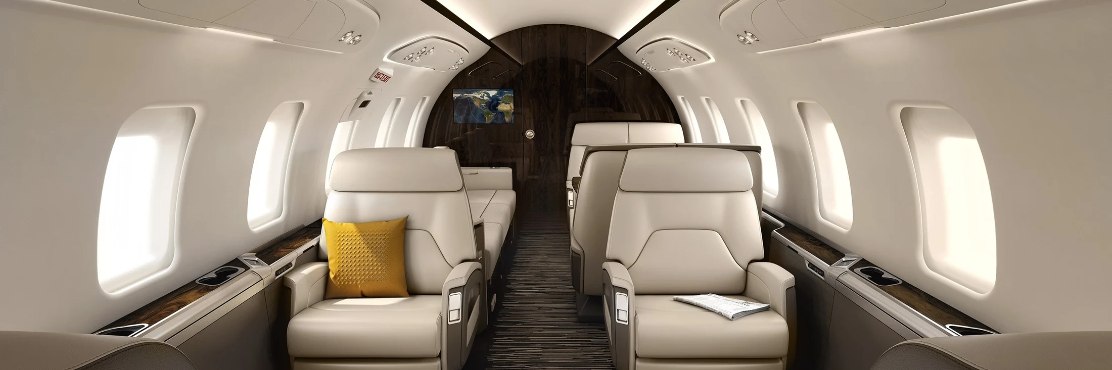 Challenger 650 — салон
