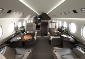 Falcon 900LX — салон