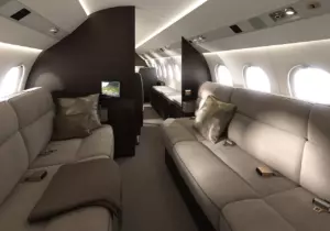Falcon 900LX — салон