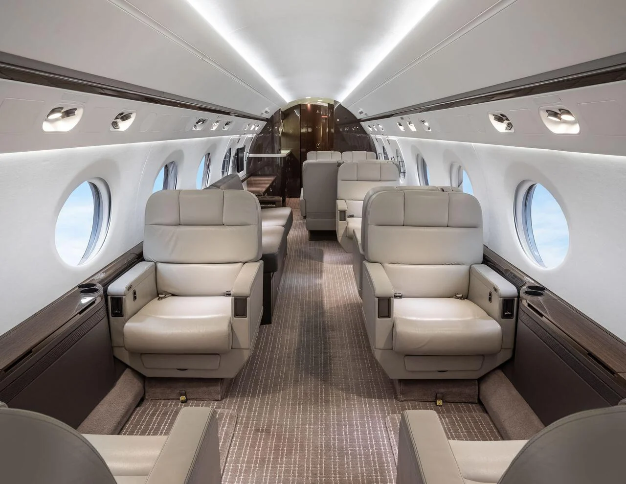 Gulfstream G350 — salon