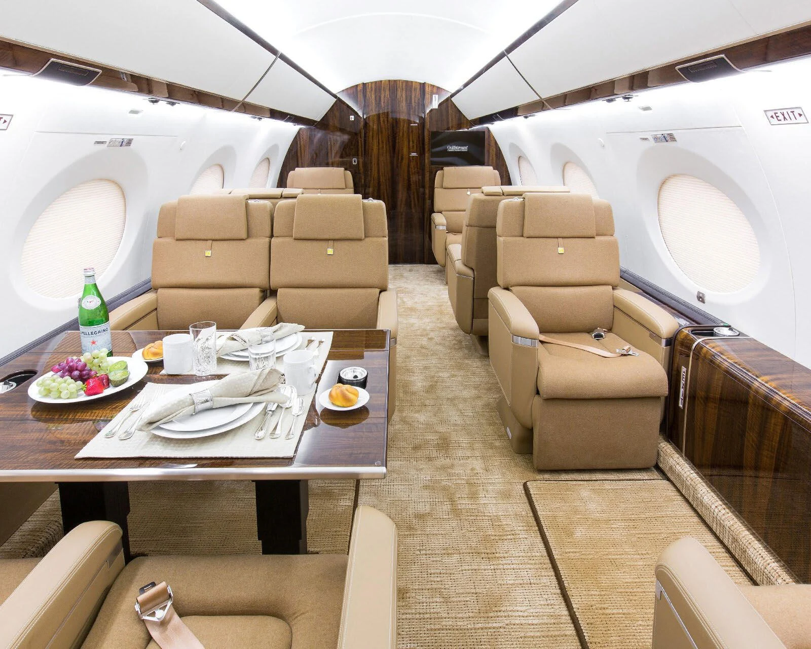 Gulfstream G650 — salon