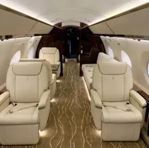 Gulfstream G650 — salon