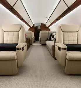 Gulfstream G650ER - salon