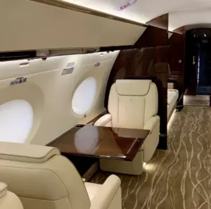 Gulfstream G650ER - salon