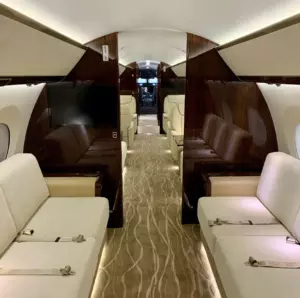 Gulfstream G650ER - salon