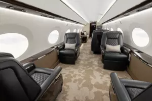 Gulfstream G800 - salon