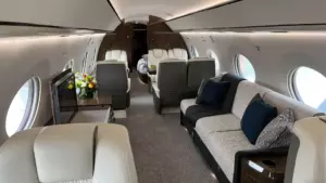 Gulfstream G800 - salon