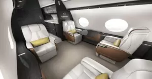 Gulfstream G800 - salon