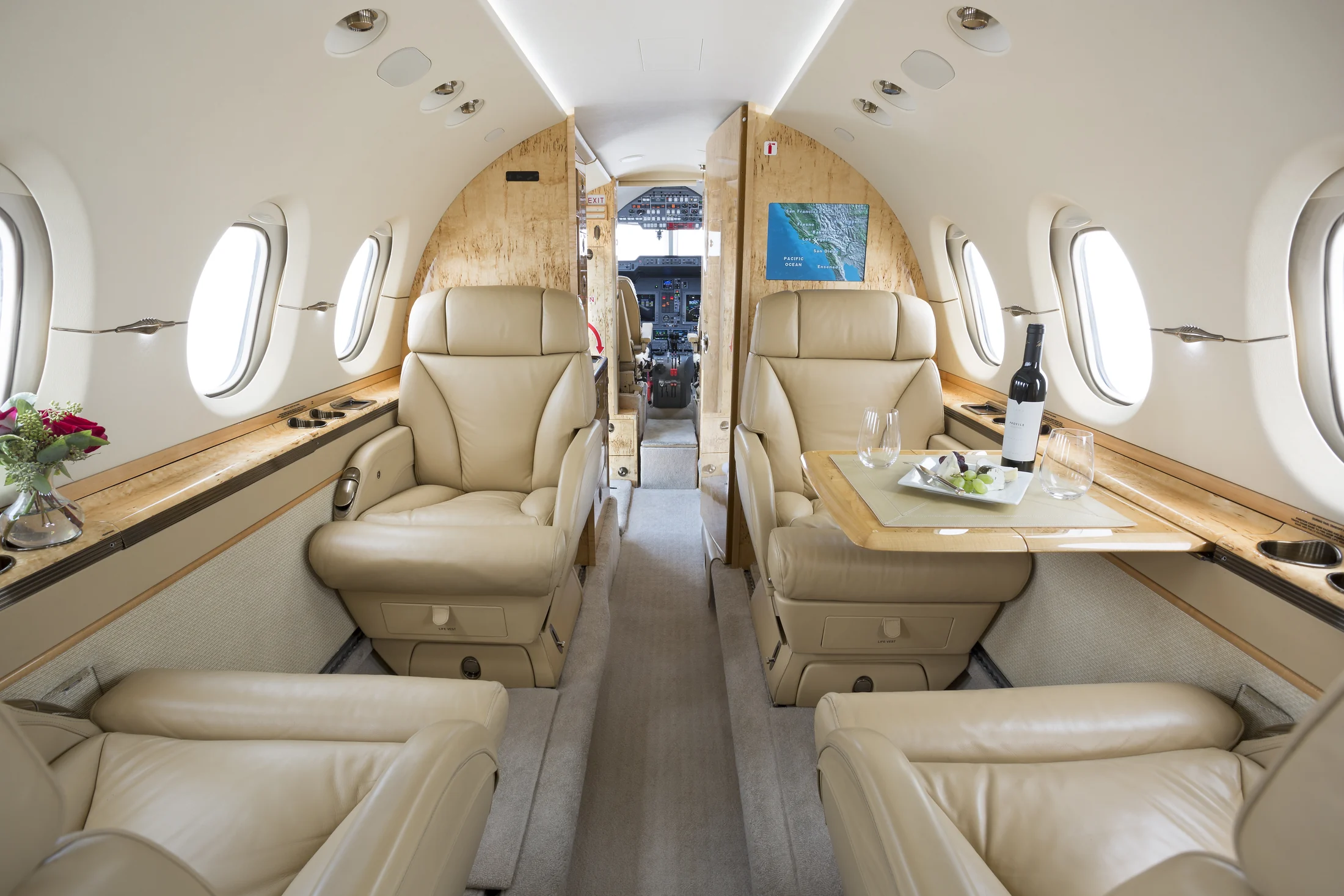 Hawker 900XP — salon