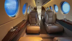 King Air 350i — iç mekan