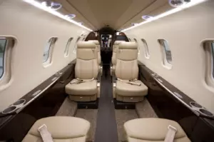 Learjet 40XR — салон