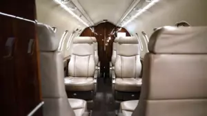 Learjet 40XR — салон