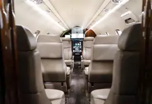 Learjet 40XR — салон