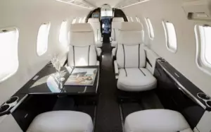 Learjet 45XR — салон