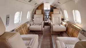 Learjet 55 — salon