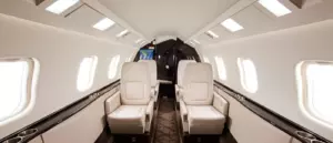 Learjet 60XR — салон