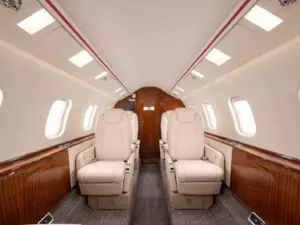 Learjet 60XR — салон