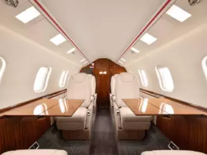 Learjet 60XR — салон