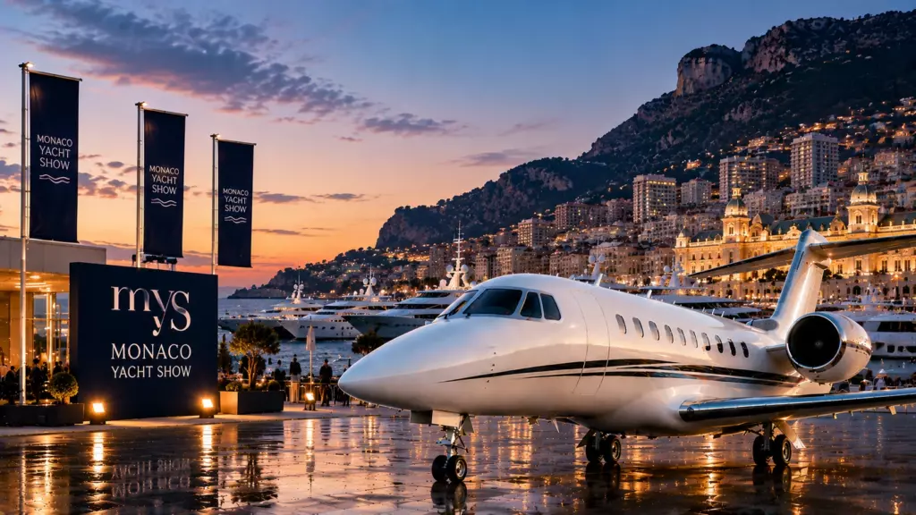 Monaco Yacht Show на частном самолёте: маршрут и трансферы