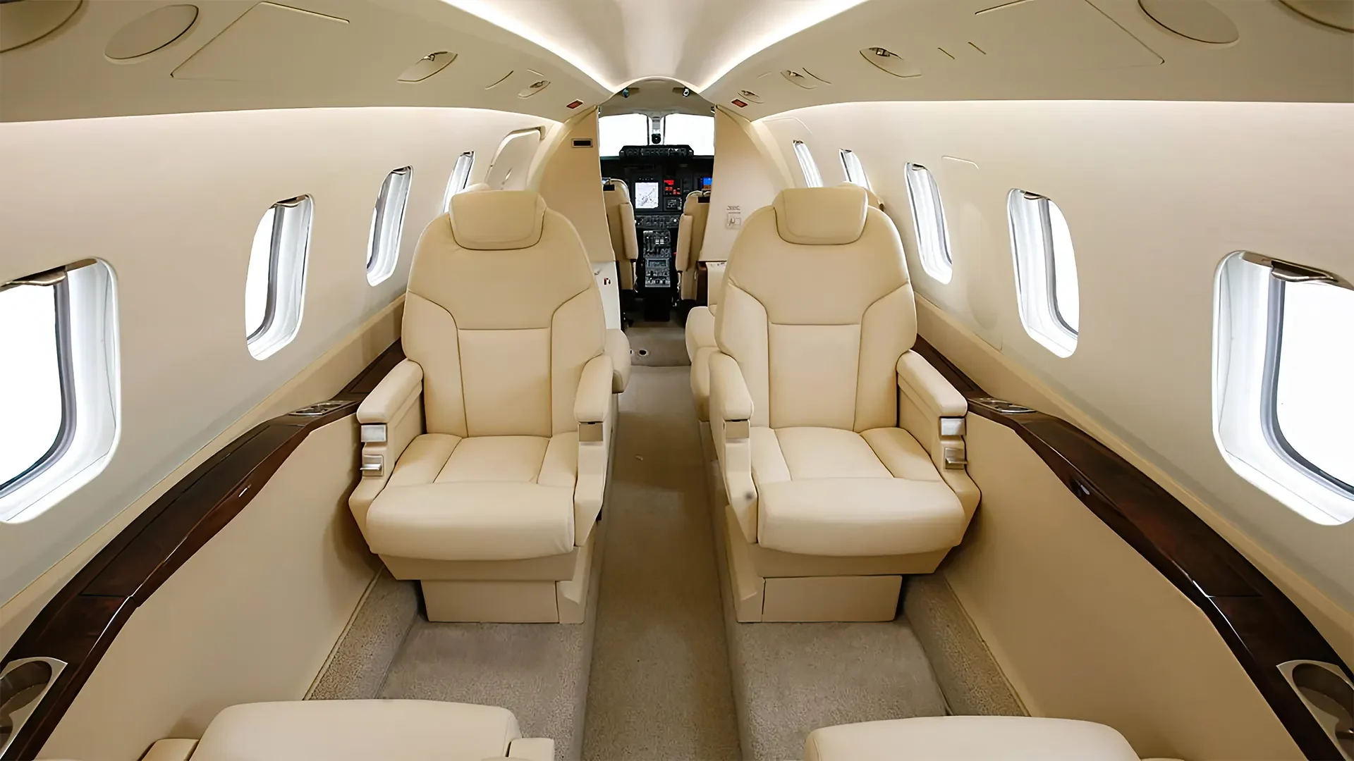 Piaggio Avanti II - iç mekan