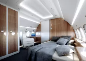 SSJ-100 VIP — салон