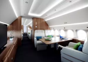 SSJ-100 VIP — салон